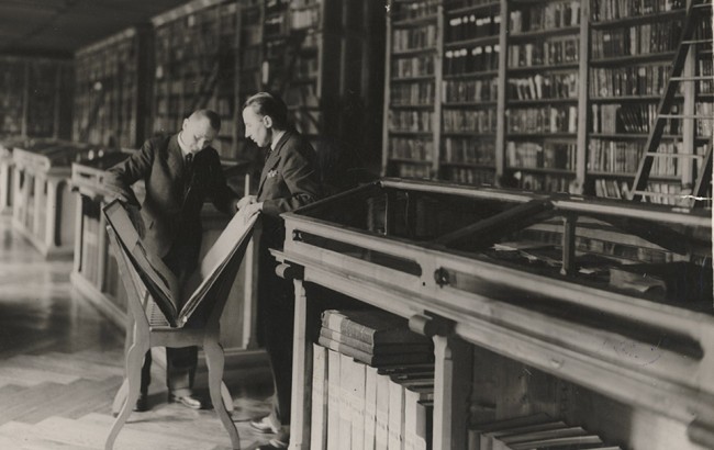 Biblioteka Czartoryskich, fot. A.F. Światowid, 1937 r., ze zbiorów Muzeum Historycznego m. Krakowa