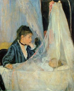 Kołyska, Berthe Morisot, 1872