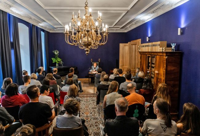 Europejska Noc Literatury 2019 | Max Cegielski, Fabryka Sensu | fot. Krzysztof Kaniewski