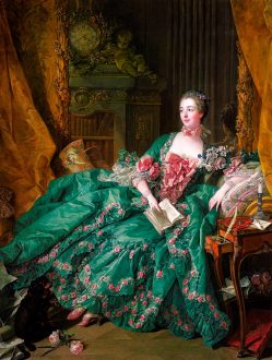 Portret Madame de Pompadour znajduje się w zbiorach Alte Pinakothek w Monachium